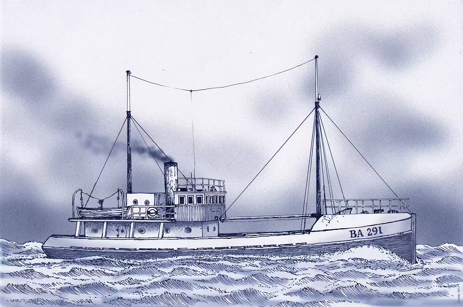 MS Þormóður memorial illustration