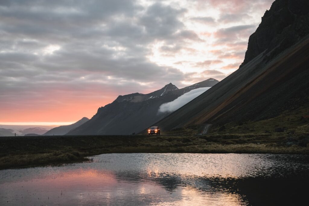 iceland camping — Water in Iceland is safe to drink from streams and rivers, unless you're…