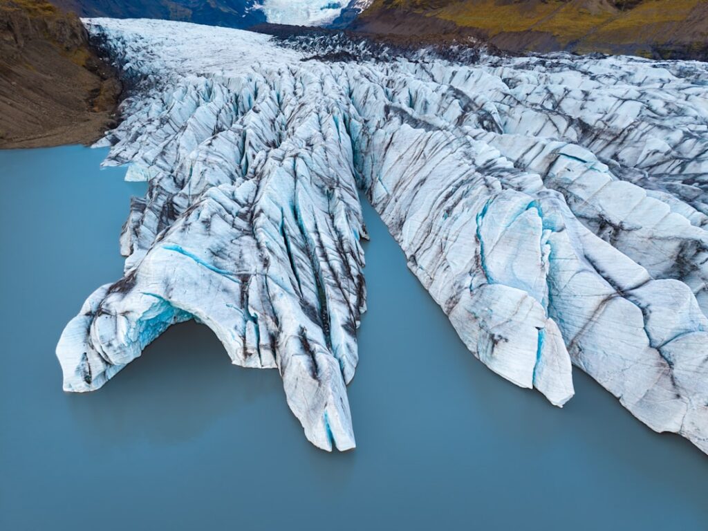 Skaftafell national park — The crowd situation is what it is.