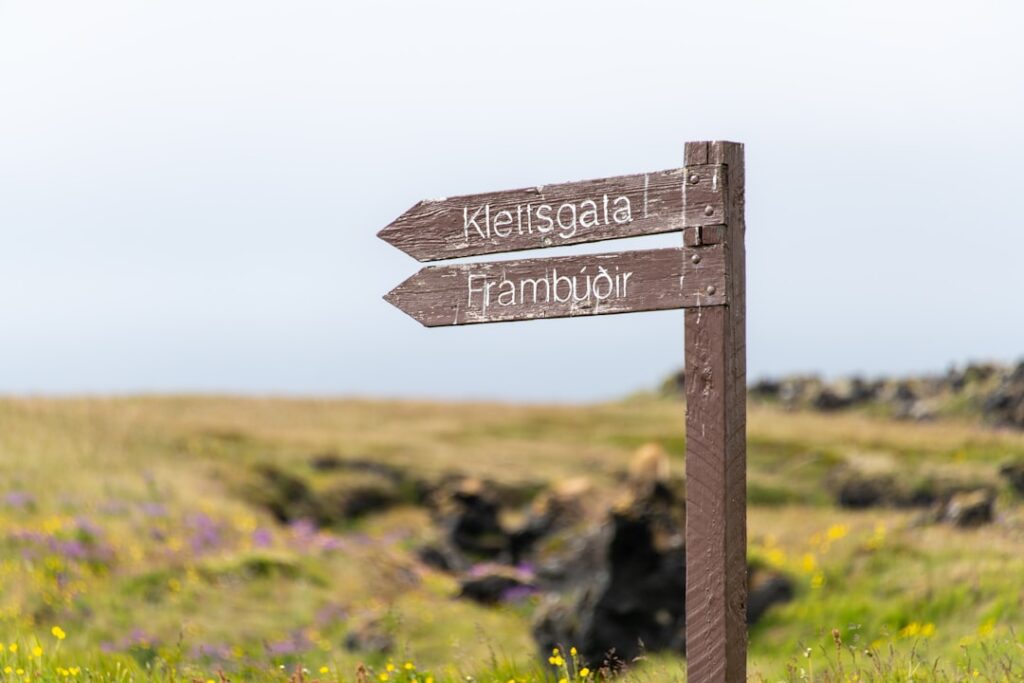Iceland overtourism sign — The sign appeared in Suðursveit, a sparsely populated farming municipality in…